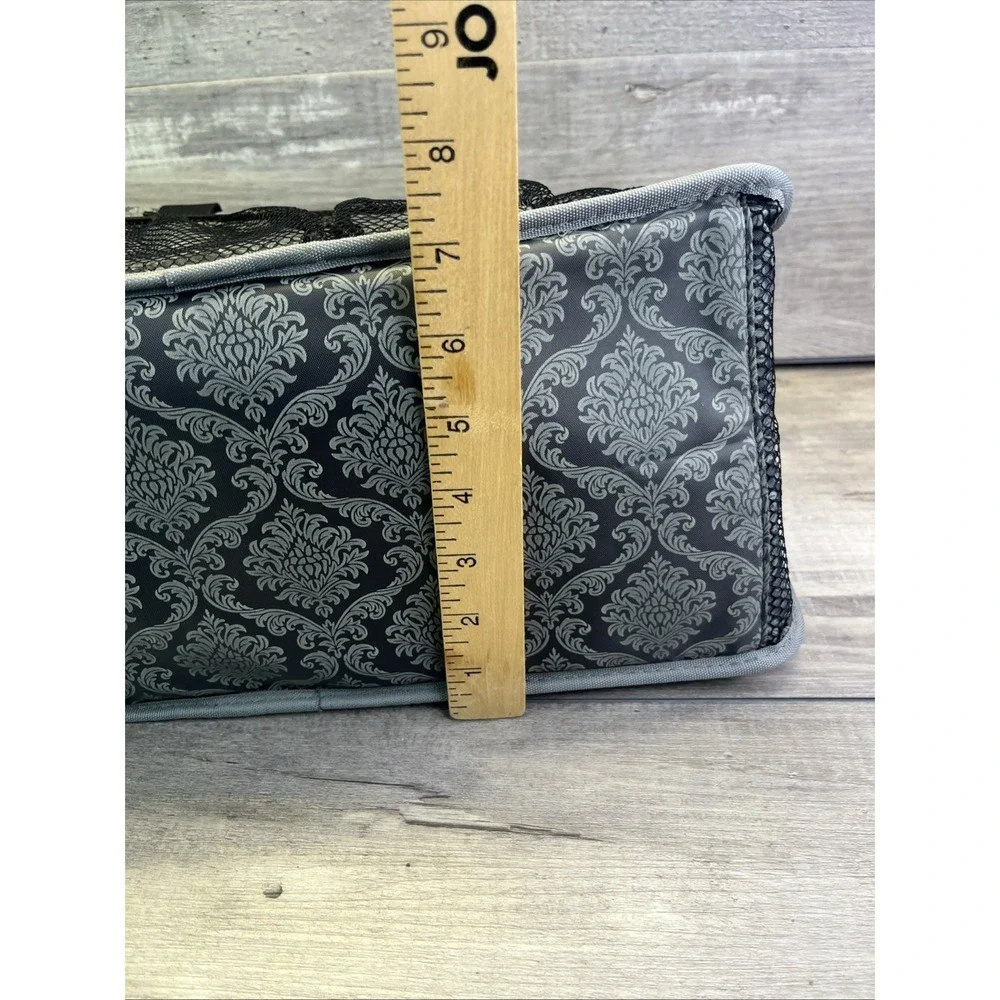 Mary Kay Grey Black Travel Bag Cosmetic Organizer Insert